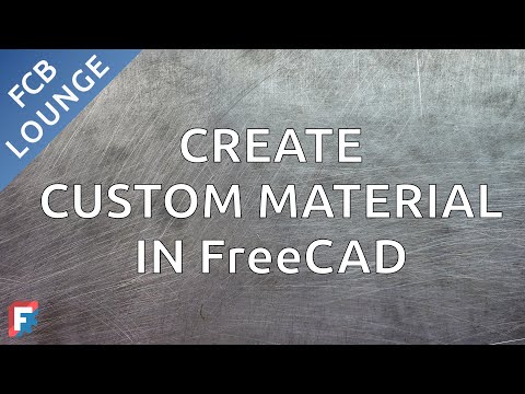 Create Custom Material in FreeCAD