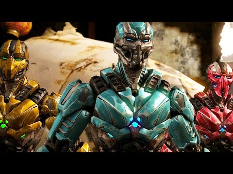 Mortal Kombat X - Triborg All Interaction/Intro Dialogues