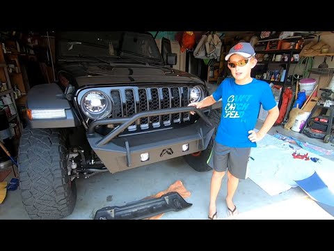 Project Gladiator Mods - Episode 3 Installing a Fab Fours Stubby Bumper