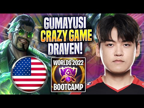 GUMAYUSI CRAZY GAME WITH DRAVEN! - T1 Gumayusi Plays Draven ADC vs Varus! | Bootcamp 2022