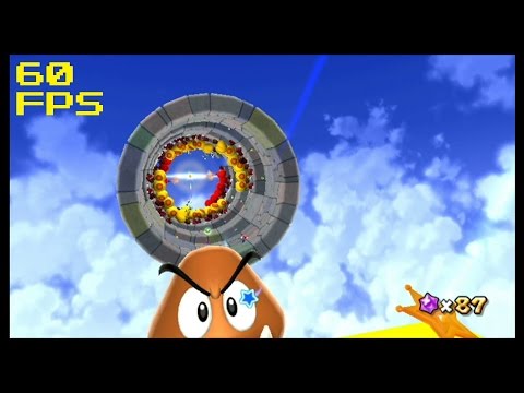 56. [60 FPS] Huge Trouble with Big Wigglers - Supermassive Galaxy - Super Mario Galaxy 2