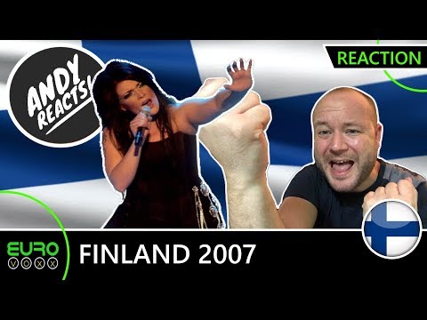 ANDY REACTS! FINLAND EUROVISION 2007 REACTION!