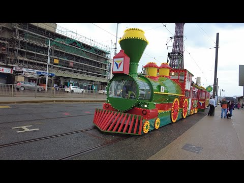 The Queen's Platinum Jubilee Blackpool Heritage Tram Tours Tram Parade 2nd June 2022.