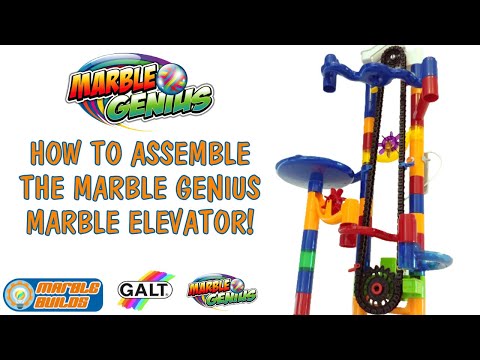 MARBLE RUN ELEVATOR for Marble Runs - Unboxing and Assembly