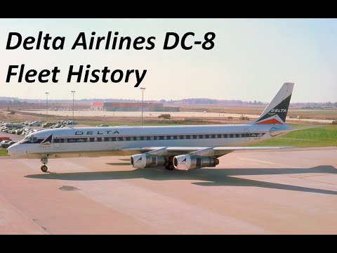 Delta DC-8 Fleet History (1959-1989)