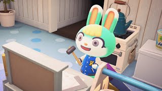 DIYをするミッチェルくん【あつ森】