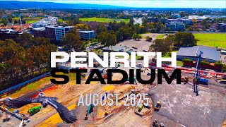 Penrith Stadium construction progress update  Western Sydney Australia