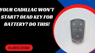 How to Start a Cadillac XT5 with a Dead Key Fob #CadillacXT5keyfob #deadkeyfobCadillacXT5 #cadillac