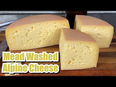 Mead Washed Alpine Cheese - Not Like Appenzeller 😉