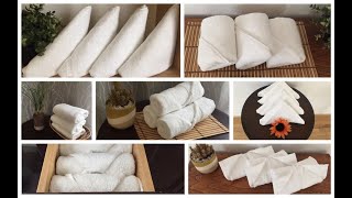 10 Ideas How to Fold a Towel Like Hotel & Spa.