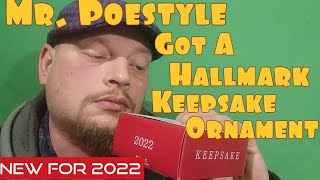 Mr. Poestyle Got A Hallmark Keepsake Ornament For 2022
