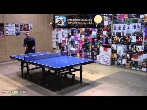 SPINLORD Gipfelsturm 1.8 mm - FH attack and block on SPINLORD Ultra Carbon Def