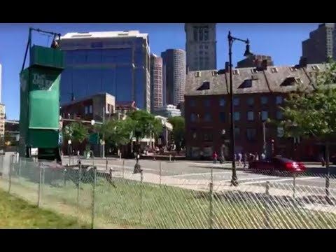 See the new Rose Kennedy Greenway 'Z' Zip line ride