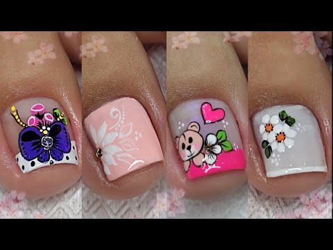 UÑAS PARA PIES 🦶 | #4 MODELOS DE UÑAS