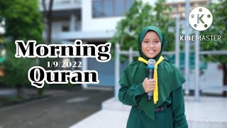 Morning Quran (1/9/2022) ด.ญ.มันตรา เรืองปราชญ์ ป.4/1
