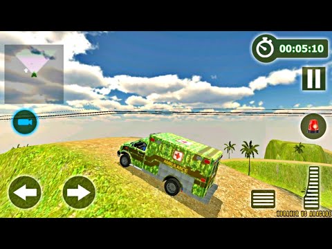 US Army Ambulance Driving#2 - New Levels Unlocked - Rescue Driver Simulator - Best Android Gameplay