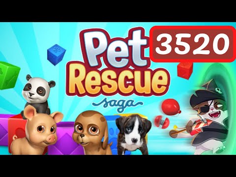 Pet Rescue Saga Level 3520 - No Boosters