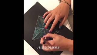 TRIPPY Triangle - Zentangle/Sacred Geometry - so cool!