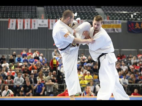 【新極真会】Court1 3rdRound9 man Valeri Dimitrov vs Fran Luksic The 12th World Karate Championship