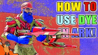 How To Change Color Of Hair, Weapons and Items In Ark Survival Evolved | How To Use Dye Full Guide