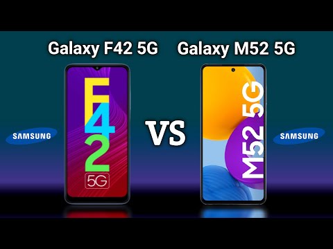 SAMSUNG Galaxy F42 5G VS SAMSUNG Galaxy M52 5G