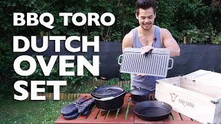 BBQ Toro Dutch Oven Gusseisen Set - Test Review Outdoor Camping
