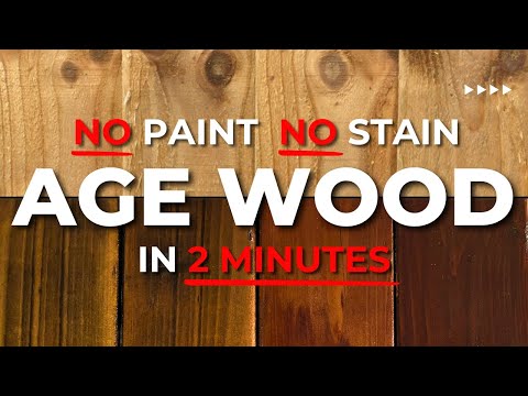 Quick & Easy Wood Aging Hack You Need to Try!