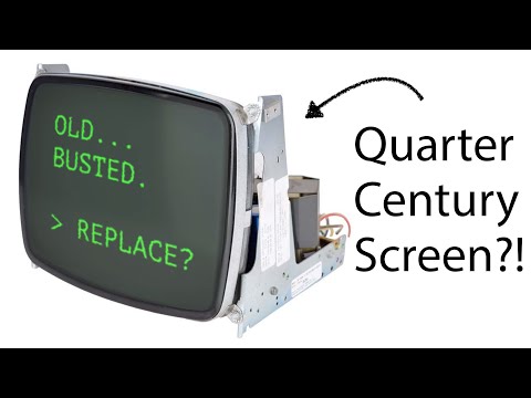 Replacing a 25 year old CNC screen!
