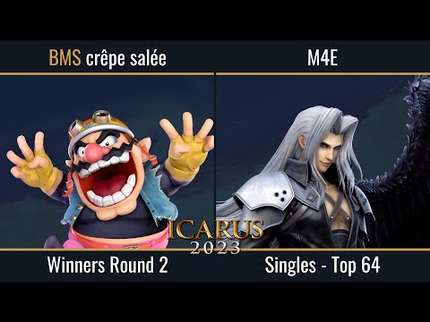 ICARUS 2023 - crêpe salée (Steve, Wario) vs M4E (Sephiroth) - Top 64 Winners Round 2