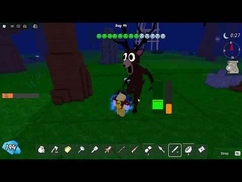 Can I Tame The DEER in 99 Nights in the Forest ROBLOX