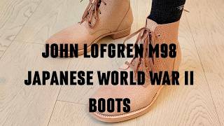 Unboxing John Lofgren M98 JAPANESE WORLD WAR II BOOTS