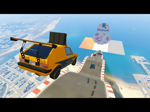 MEGA RAMPA IMPOSIBLE! INCONTROLABLE!! - GTA V ONLINE
