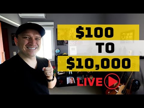😱🤑$100 to $10,000 - Small Account LIVE TRADING!😬📉