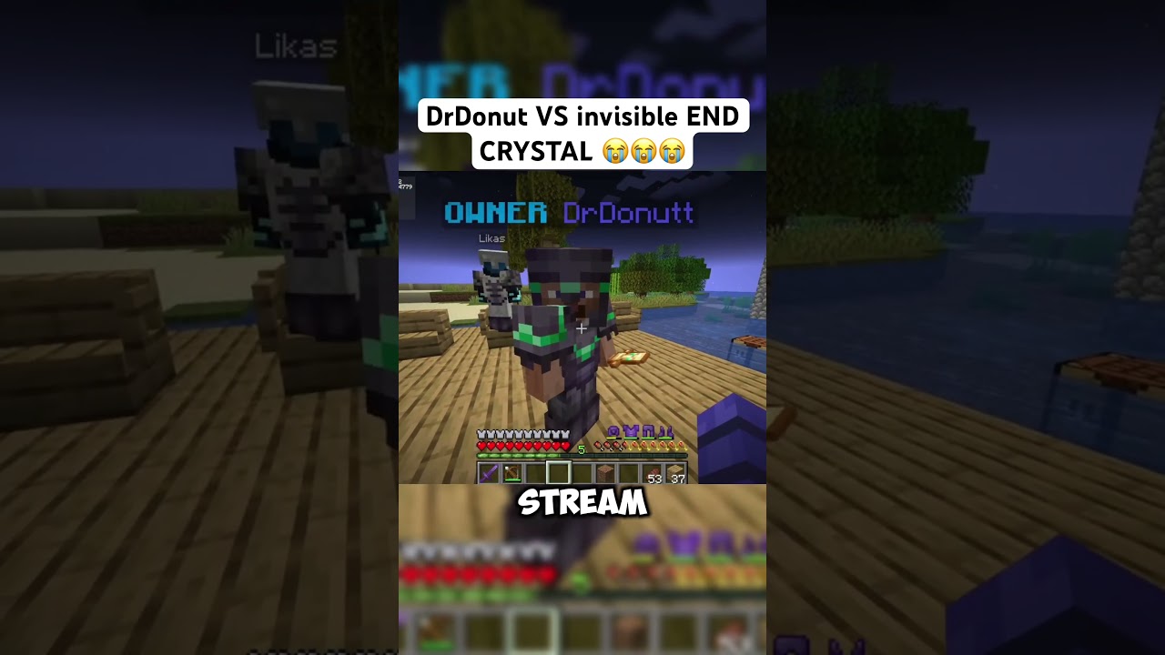 DrDonut couldn't believe it 😭🙏🏼🤣 #minecraft #gaming #donutsmp