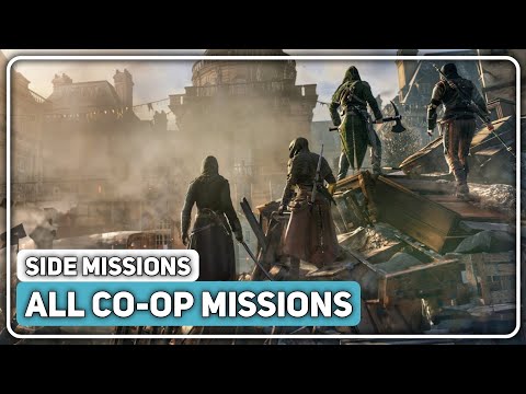 Assassin's Creed Unity || All CO-OP Missions (Solo) || 100% Synchronization