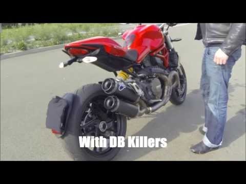 Ducati 1200 Monster 2014 - Complete / Full Exhaust Termignoni With & Without DB Killers
