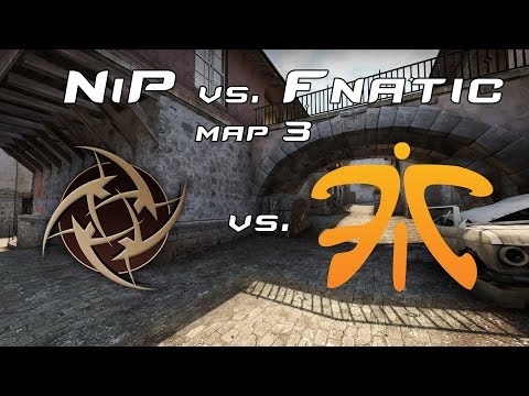 CS:GO | Pro Match - NiP vs. Fnatic: Map 3 [Katowice 2015]