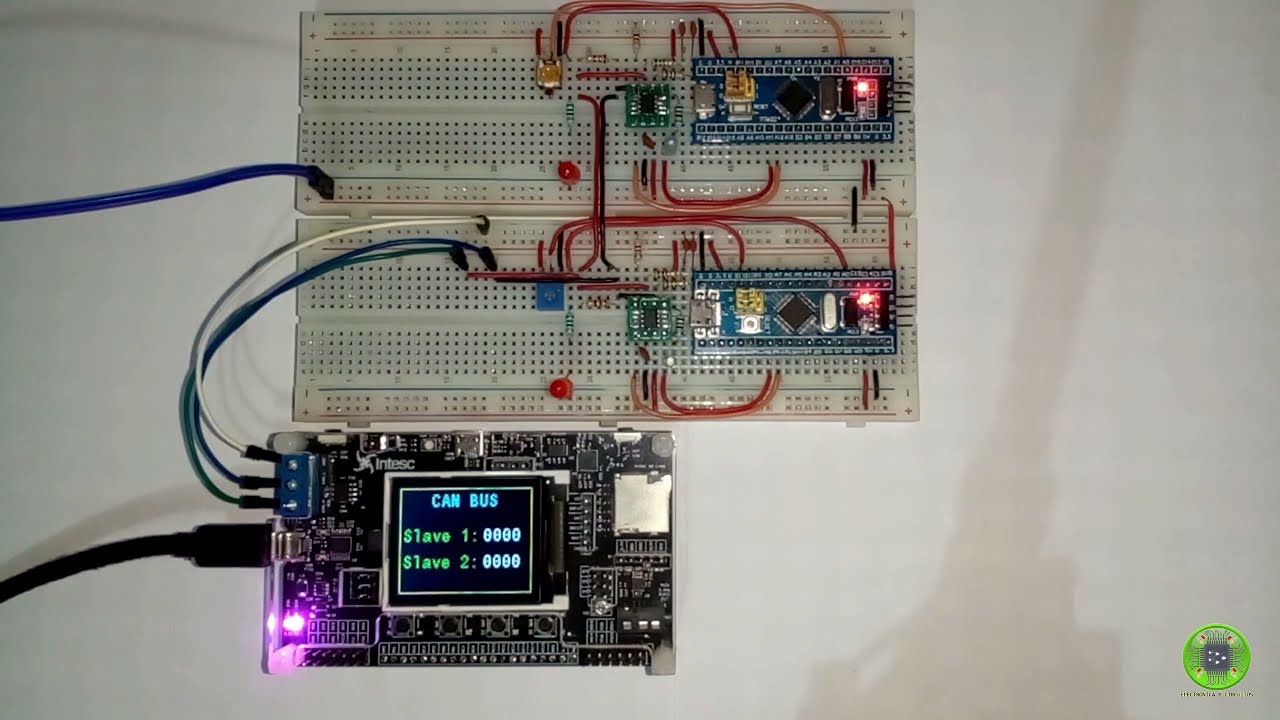 CAN BUS - PRUEBA DE FUNCIONAMIENTO ENTRE MICROCONTROLADORES ARM CORTEX M3 Y M4