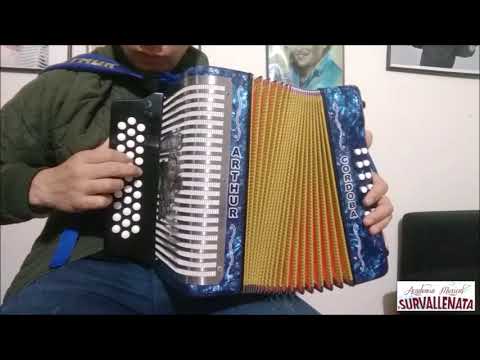 Villanuevera (Binomio de oro.) en acordeón BESAS (cinco letras)