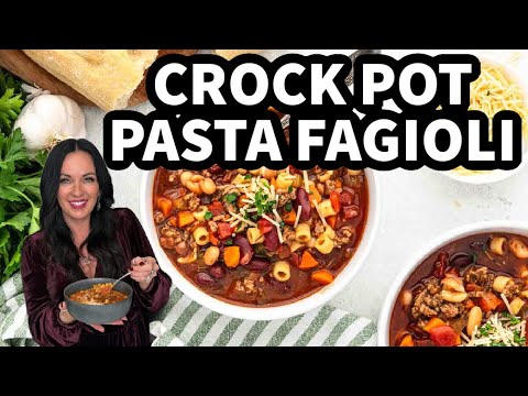 Slow Cooker Pasta Fagioli: Italian Comfort Food