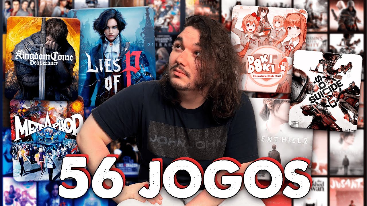 Todos os 56 Jogos que ZEREI em 2024! 🎆