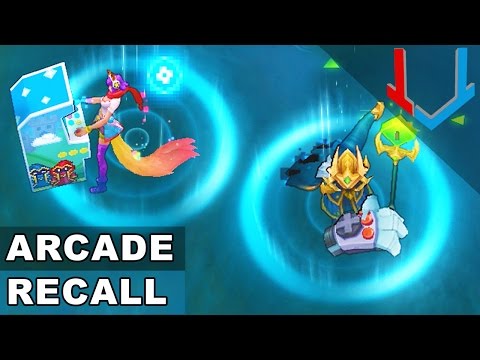All Arcade Skins - RECALL Animations (League of Legends)