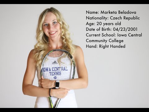 Tennis Recruiting Video - Marketa Beladova Fall 2022