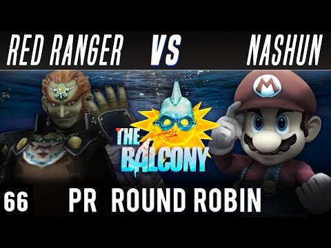 PM @ the Balcony 66 [Shark Tank] - PR RR ft. Nashun (Mario) VS Red Ranger (Ganondorf)