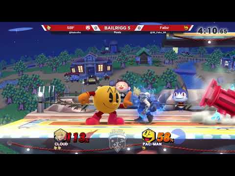 Bailrigg 5 - SSM | SBF (Cloud) Vs. Fabz (Pac-Man, Diddy Kong) - Smash U - Pools