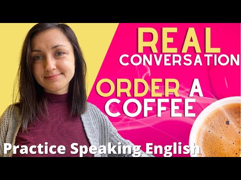 Prática de falar inglês: peça um café ☕️ || Conversa de verdade