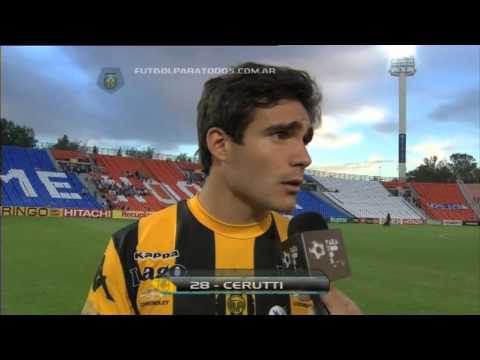 Nota Cerutti.  Godoy Cruz 0 Olimpo 1. Torneo Inicial 2013. Fecha 18. Fútbol Para Todos.