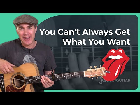You Cant Always Get What You Want | Guitar Lesson in Open E Tuning