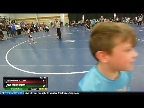 63 Lbs Champ. Round 1 - Covington Allen, OK Vs Landon Roberts, IA 4c1d