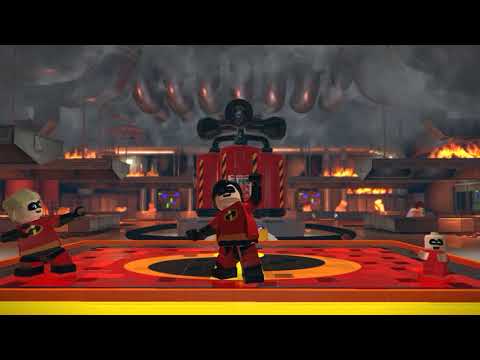 LEGO The Incredibles 100% walkthrough part 20:Screenslaver Showdown Minikits